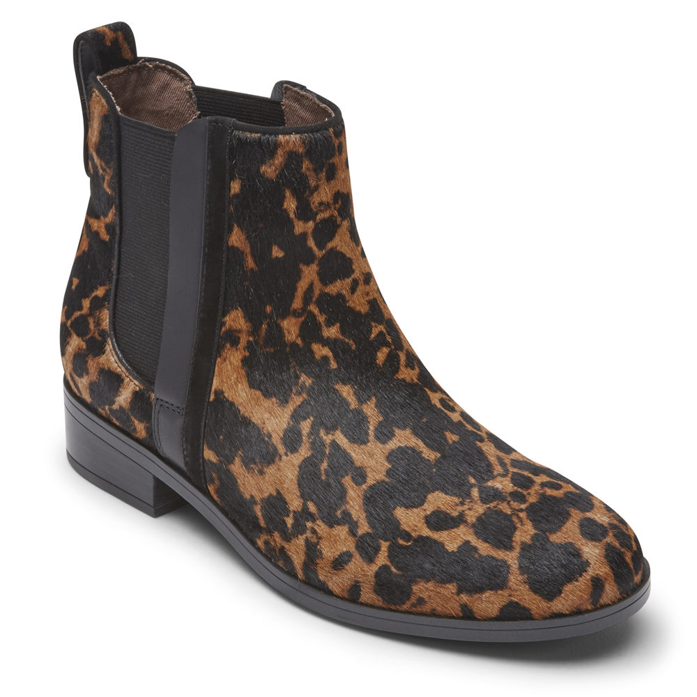 Botas Rockport Mulher Leopardo - Larkyn Chelsea - 19264TFQN